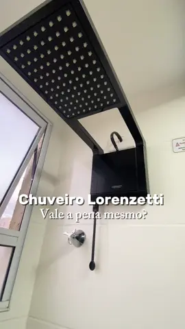 Opiniao sincera 🫶🏻 #chuveiroeletrico #chuveirolorenzetti #chuveiropreto #banheiroapartamento 