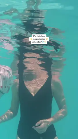 Worried about ☀️ sun protection ☀️ on holiday? ✈️🏖️ #holiday #fyp #trending #viral #toddlerswim #toddlersoftiktok 