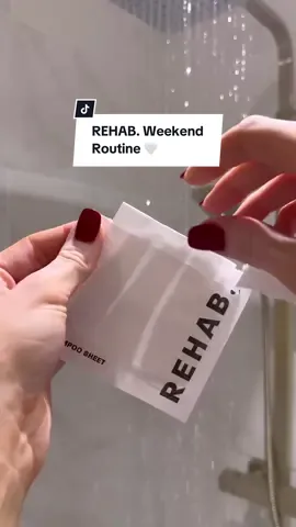 Watch @Carys Louise Brandon revolutionise her weekend hair care routine with our Shampoo Sheets! 🤍✨ No more bulky bottles—just chic, zero-waste convenience. With rosemary, olive, and calendula oils, these sheets lather into a luxurious foam and the packaging vanishes down the drain, leaving your hair clean and your conscience clear 🌍️ #tiktokmademebuyit #REHAB #REHAByourhair #hairtok #haircare #hairroutine #ShampooSheets #Later 