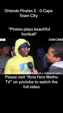Please visit “Ama Fans Wethu TV” on youtube to watch the full video #sportsontiktok #amafanswethutv #fyp #mtn8 #Soccer #mamelodisundowns #orlandopirates #kaizerchiefs #psl #league #sports #cafchampionsleague #capetowncity 