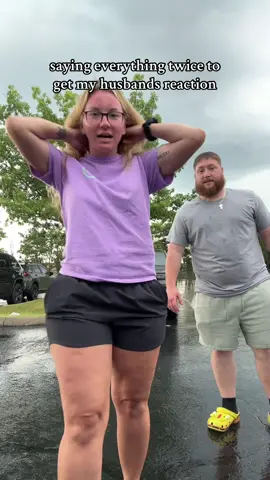 he was so confused 😂        #fypage #foryou #chrisandsammy #husbandwifecomedy #couplecomedy #husbandreacts 
