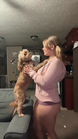 He loves dancing with me #dogsoftiktok #fyp #trend