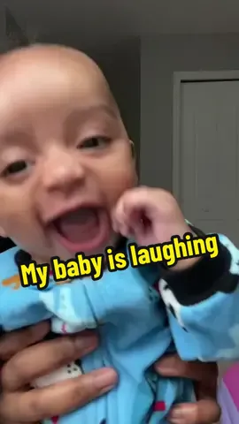 Look who’s laughing now #babylaugh #babyboy #babytiktok #boymomlife #boymoms #boymama #newbornbaby 