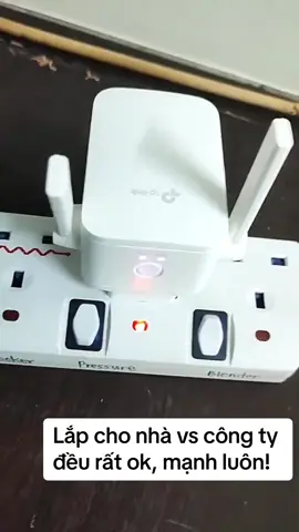 Lắp cho nhà vs công ty đều rất ok, mạnh luôn! Thiết bị Kích sóng Wifi tốc độ cao  TP-Link TL-WA855RE -  Mở rộng vùng phủ sóng, cải thiện tốc độ mạng Wifi gia đình #kichsong #kichsongwifi #kichsonggiadinh #kichsongwificongty #bokichsong #bokichsongwifi #bokichsongwifiTPLink #minhshop