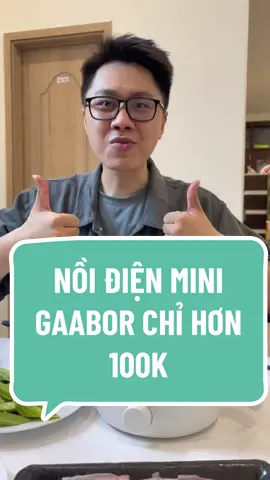 Nồi điện đa năng mini Gaabor GR-N15A cực nhỏ gọn tiện lợi giá chỉ hơn 100K #ngancogang #noidiendanang #noidienmini  #noilaumini #noilaudanang #noilaudien #xuhuong 