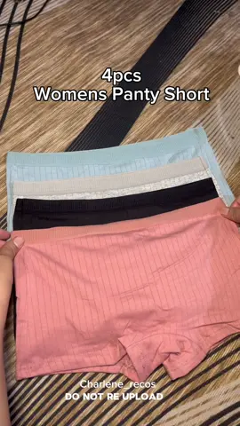 Cotton Panty short💯 very comfy ang kiffy.🤗🌸 #pantyshort #4pcspantyshort #fyp #cottoncyclingshorts 