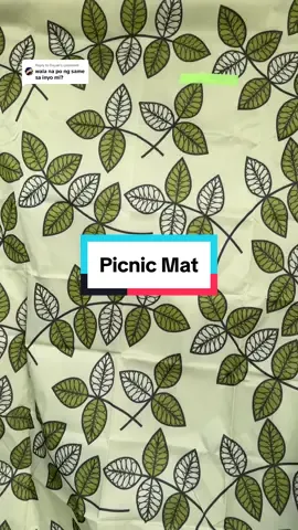 Replying to @Dayan mi sold out pa po yung design na yun pero maganda naman po lahat ng designs. 🥰🥰  Check out naaa 🥰🥰 #picnicmat #campingmat 