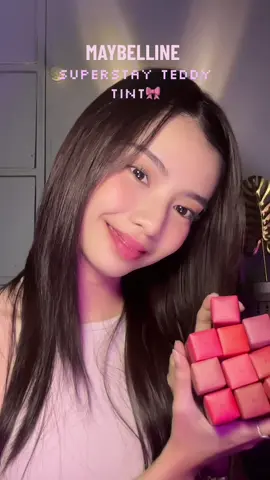 If you want a multi-use liptint that makes you fresh all day. Check out the Maybelline super stay teddy tint now. @Maybelline New York PH  #SuperStayTeddyTintPH #AllDayTeddyReady #MaybellineSquad #MaybellinePH