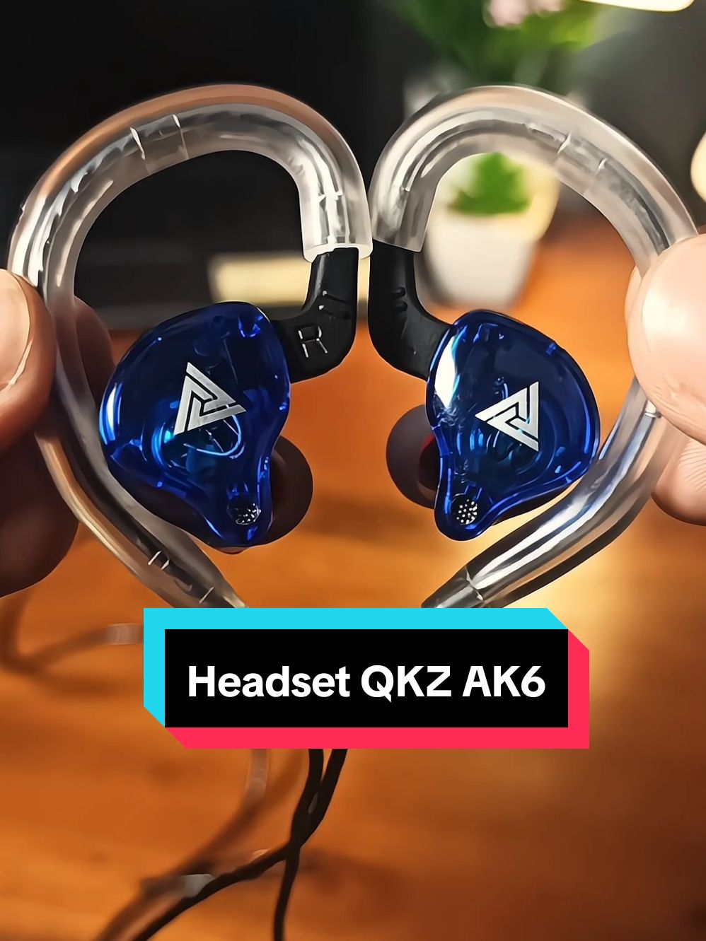 Headset QKZ AK6 Original, suaranya mantap, jernih dan ngebas, cocok buat gaming juga #headsetgaming #qkzak6 #headsetgamer #headset #earphone 
