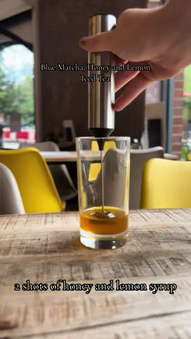 Gorgey worgey new iced tea to try at Fork and Flavour #forkandflavour #viral #chestercafe #chester #coffee #fyp #brunch #canal #tea #icedtea #forkyeah 