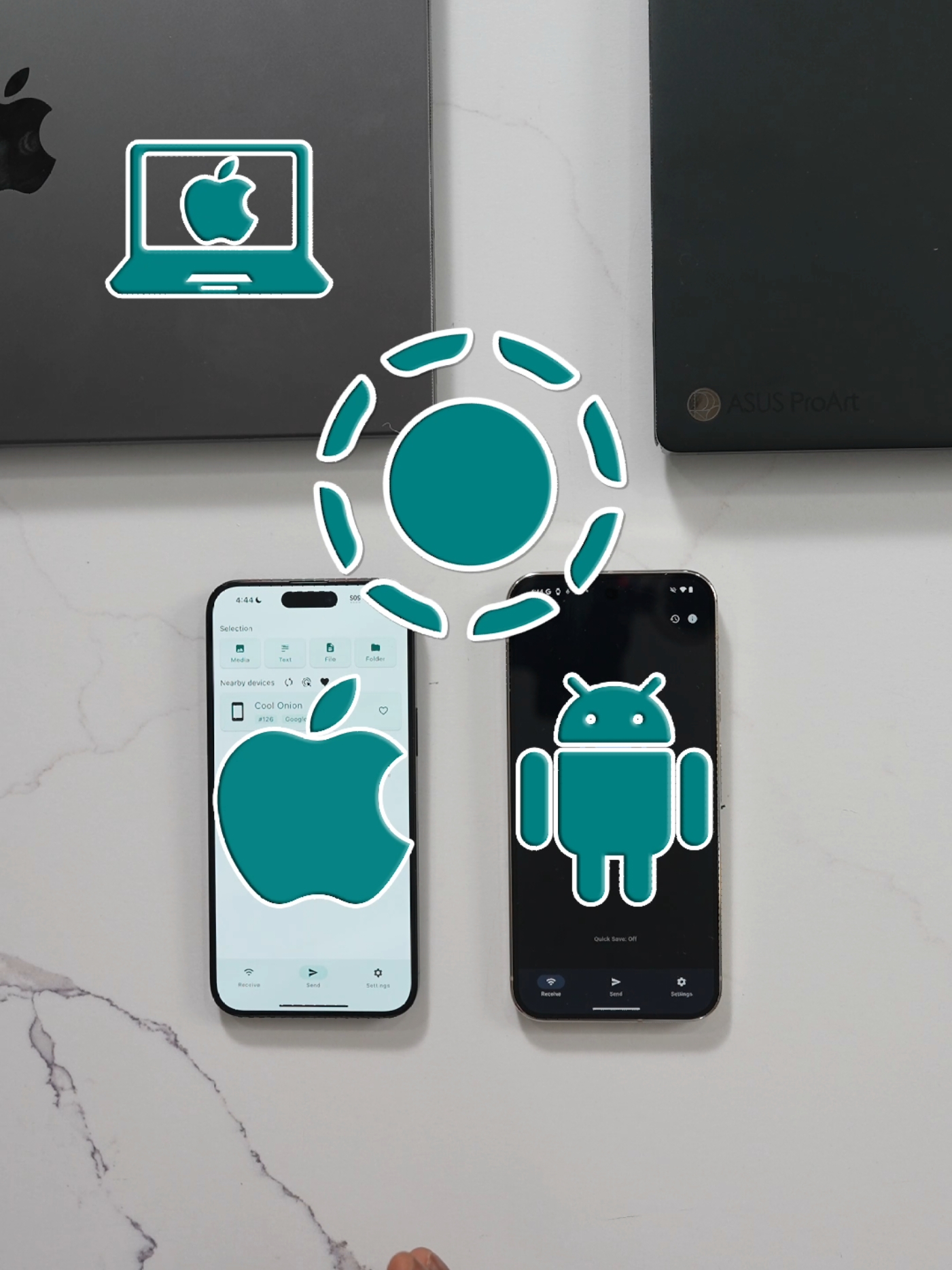 Forget Airdrop or Quick share. Local send is the best way to transfer files wireless across all platforms and devices.  iOS to Android Android to MacOS Windows to iOS It simple works for everything  #localsend #app #airdrop #quickshare #reels #reelsinstagram #iphone #pixel9proxl 
