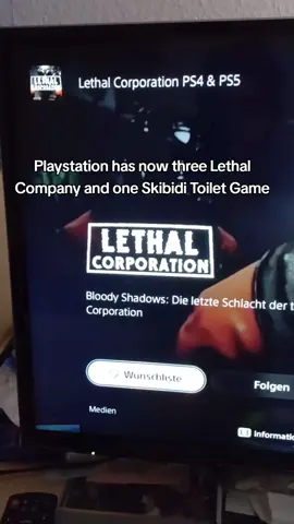 Playstation has now three Lethal Company and one Skibidi Toilet game. #Playstation #ps5 #ps4 #lethalcompany #lethalcompanygame #skibidi #skibiditoilet 