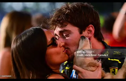 Leo wanted to join Charles and Alexandra’s kiss 🫶🏼  #f1 #formula1 #formulaone #charlesleclerc #cl16 #ferrari #scuderiaferrari #monza #monaco #f1wags #wagsf1 #alexandrasaintmleux #fyp #foryou #foryoupage #viral @Alexandra Saint Mleux @Charles Leclerc 