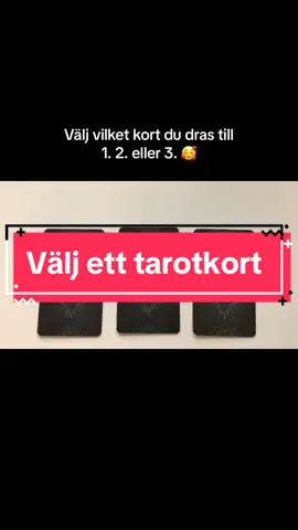Välj ett kort 1. 2. eller 3. 🥰 #väljettkort #tarotkort #tarotpåsvenska #vägledning #budskap #minireading #spirituellcoach #tarot #spiritualtiktok #higherknowledge 