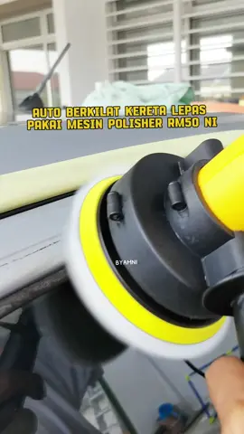 Replying to @hans285  sis bagi 10000/10.. rasa berbaloi sangat guna mesin polisher ni 🥰 #mesinpolisher #polishing #polishkereta #mesinpolishmurah  #kilatkankereta #makeupkereta 