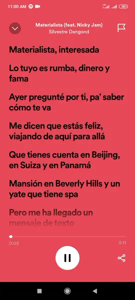 Materialista -(feat. Nicki Jam  Silvestre Dangond, Nicki Jam #materialista #musica #videoconletra #spotify 