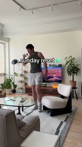 sunday reset 🧼 - had to deep clean the apartment after missing last week’s reset, feels great to have my space nice and fresh to start the week #CleanTok #cleaningtiktok #cleaningmotivation #cleanwithme #reset #sundayreset #StressRelief #asmr 