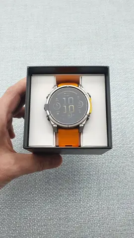 Garmin Fenix 8 AMOLED 47mm Sapphire Titanium Orange. #garmin #fenix8 
