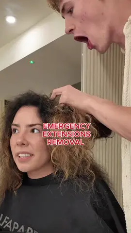 why did i do this im so mad #curlyhair #extensions #hairtransformation 
