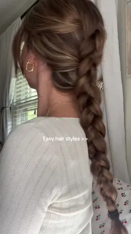 My favorite hairstyle recently has been this messy dutch braid 💌 #easyhairstyles #braid #hairtutorial #longhairstyles #hairtok #hairstyle #haircare #beauty 