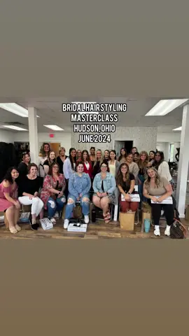 What a great day it was at my class with @wb_upstyles in Hudson, Ohio hosted by the amazing @clevelandhairboss 🙏🏼 We’re so thankful to each of our amazing students who came out, you guys absolutely crushed it at the hands on portion- it left me feeling so inspired and grateful! 😭 Huge thanks to our sponsors @babylissprousa @Kenra Professional @behindthechair.com @Aquage Hair @Redken @designmehair & @MBL 🫶🏼 Whitney and I will be teaching another class together on September 23 in Tampa, Florida, and we only have 6 seats left for hands on!! Sign up at the link in my bio!! You can also view my full class schedule for the rest of the year at the link in my bio🙂 #bridalhairstyling #bridalhairstylist #hairstylingclass #updoeducator