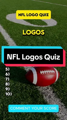 Can You Name These NFL Teams from Their Logos? 🏈✨ #NFLQuiz #FootballTrivia #LogoChallenge #UltimateQuiz #TestYourKnowledge #quiz 