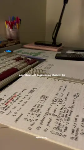 ‘pov: you're a chemical engineering student’ study vlog🎀🎀 #studytok #studymotivation #nightstudy #nightstudyroutine   #studymotivationforstudents #studyvlogs #studyvlogsph #studygram #homework #productive #productivestudyvlog #productivestudysesh #orgchem #orgchemnotes #organicchemistry #organicchemistrynotes   #aestheticnotes #notetaking #chemicalengineering #chemicalengineeringstudent #productivestudy #cozystudy #collegelife #collegephilippines #collegeph #universitylife #universitylifephilippines #universitylifeph 