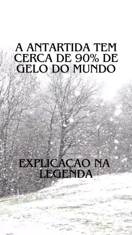 Debaixo das geleiras da Antártica, está a maior reserva de gelo do planeta, abrigando cerca de 90% de todo o gelo da Terra e 70% de sua água doce. Essa imensa massa de gelo influencia o clima global e o nível dos oceanos. A Antártica pode parecer remota, mas o que acontece lá impacta todos nós. Imagine um continente inteiro, silencioso e congelado, guardando os segredos do nosso planeta e moldando seu futuro. ❄️🌍  . . Me siga para acompanhar mais dicas! #antartida #frio #nev #new #vira #curiosidades 