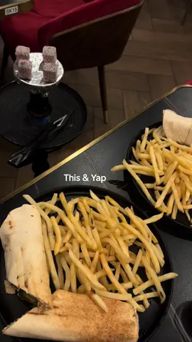 Name a better duo🤌🏼 #shawarma #fries #hookah #arab #middleeastern #houston #yap #fyp #fy 