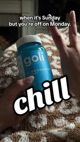 Just sayin' you need these @Goli® Nutrition Ashwa gummies. ✌️#goli #ashwagandha #sundayscaries 