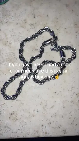 They have different feel to them. #ropechain #ropechainnecklace #stainlesssteeljewelry #stainlesssteelnecklace 