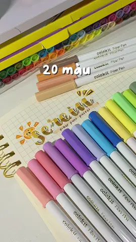 Màu pastel nhìn thơ xỉuu lunn 🫶🏻💗💝 #pastel #maupastel #colokit #thienlonghoancau #fiberpen #calligraphy #takenotes #viettieude #butmau #color #study #gochoctap #pen #colorful 
