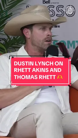 #DustinLynch talking about his relationship with #RhettAkins and #ThomasRhett 🫶 Watch the FULL interview on MUCH YT! 