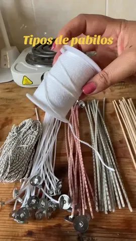 Tipos de pabilo para velitas #pabilo #velita #velasdesoja #velasdecorativas #parati #aprendiendoentiktok #tiposde #comohacer #hechoenmexico #fyp  #candles #wick #handmade 