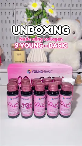 Nước uống bổ sung collagen 9 young - basic #collagen #9youngbasic #nuocuongcollagen #unboxing 