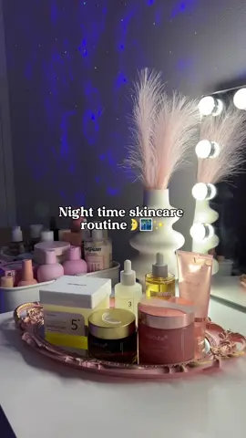 Night time skincare🌜💕✨ #fyp #foryou #fypシ #nighttimeskincare #nighttimeroutine #viral 