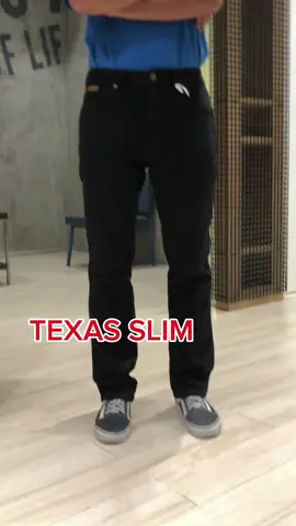 #WranglerTEXAS SLIM กางเกงยีนส์ผู้ชายสีำ#WranglerTEXAS SLIM กางเกงผู้ชายขากระบอกเล็ก#WranglerTEXAS กางเกงยีส์ผู้ชาย
