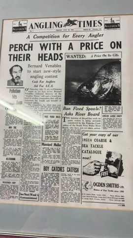 Have you ever seen the forst ever Angling Times, if not here is a little bit of history for ya😁 #fishing #carphunter #carpfishing #History 
