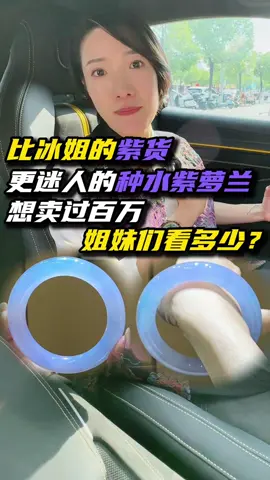粉丝这只种水紫罗兰想要130万，你们能看多少？#翡翠 #翡翠手镯 #珠宝首饰 #高货翡翠 #紫罗兰 