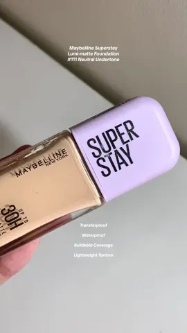 Worth buying? duh, YES💯 Luv the texture and the natural coverage! Recommended for oily skin, combination skin like me 🫶🏻 #maybelline #foundation #maybellinesuperstay #lumimatte #mattefinish #makeup #BeautyTok 