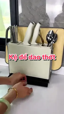Kệ để dao thớt nhà bếp khung inox cao cấp, có thể treo tường tiết kiệm không gian #kededaothotnhabep #kededaothotinox #kedaothot #kedaothotdanang #giadungtienich 
