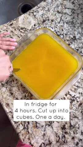 Gelatin can help the body produce collagen. But not all gelatin is not created equal.  Few gelatins to look out for:  Knox Original Unflavored Gelatin Thrive NuNaturals Vital Proteins  {link in bio} The Knox will be in YOUR supermarket. The one you frequent. You don’t have to go to the fancy one.  These little gummy shots won’t give you a huge boost. But I usually combine them with some pineapple and lemon juice and I def add in some diced fruit.  However, it’s the day before school starts where I live. This means I have no food in my house. I’m going to food shopping as soon as I post this.  I’ve mentioned I am terrible at taking pills. I trying to get better. I’ve lined up a bunch on my dining room table. But yummy pineapple gummy shots?  Those I AlWALyS remember. 😛😛😛 When was the last time you made this kind of dessert on the stove??  #midlife #midlifewomen #over40 #over45 #agingwell #SelfCare #selfcarethreads #collagen #gelatin #knox #collagenpeptides #collagenpowder #collagenprotein #metime #momtime #morningroutine