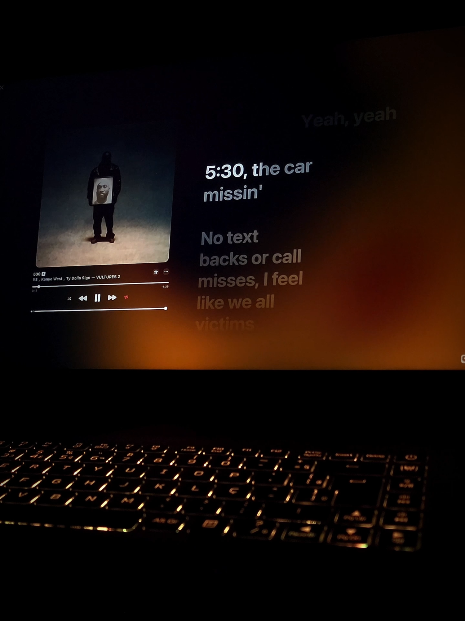 530 - ¥$, kanye west, ty dolla $ign #fyp #music #lyrics  #¥$ #kanyewest #tydollasign