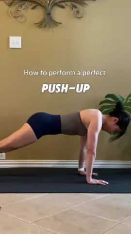 How to perform a perfect PUSH UP： 1.	Hand Placement: Place your hands slightly wider than shoulder-width apart. 2.	Finger Position: Spread your fingers out to distribute weight evenly across your hands. 3.	Upper Arm Rotation and Shoulder Retraction: Externally rotate your upper arms and retract your shoulders to engage your lats. 4.	Foot Placement: Position your feet roughly at hip-width apart. 5.	Core Engagement: Engage your core to maintain a straight line from head to heels. 6.	Neck Position: Keep your neck in a neutral position, with your gaze directed down toward the floor. 7.	Elbow Position: Tuck your elbows so that your upper arms form a roughly 45-degree angle from your torso. 8.	Push-Up Motion: Perform the push-up with controlled motions, maintaining proper alignment throughout. #Fitness #bodybuilding #pushup #pushups #bicepcurls #workout #fitnesstips #workouttips #absworkout #armworkout #training #biceps #triceps #fp #gymtips #gymrat 