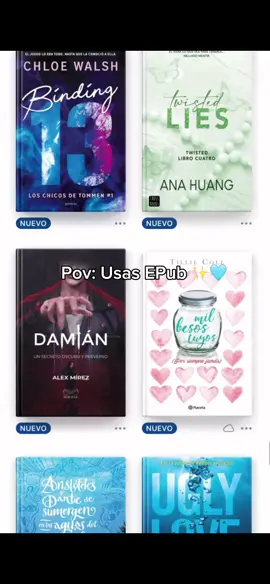 Mi vida mejoro desde que conocí Epub 😭🩵✨ #libros #books #parati #viral #pyf #tiktok #pyfツ #foyoupage #librosrecomendados #wattpad #hashtag #Epub #pdf 
