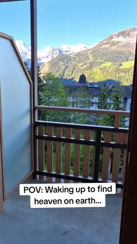 When you wake up to this view from your hotel room in Switzerland... 😍 Does it get any better than this?! Let us know in the comments if you want to know where this is! 🗻 #switzerland #travelcouple #traveltips #travelguide #foryoupage #fyp #planetearth #travelgram #travelticktok #seetheworld #adventure #Hiking #travelinspiration #travelinspo #beautifulplaces #instatravel #travelreels #travelgoals #pov #povstories #nature #holidaydestination #hiking #hikingtiktok #hikingadventures #hotelgoals #hotelviews #viewfrommywindow less