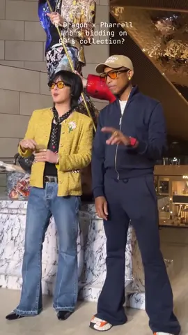 G-Dragon x Pharrell finally have a collaboration 😁  GD is auctioning his rare collection via Pharrell’s platform Joopiter #gdragon #pharrell #kpop #bigbang #musicnews #art #fashion #joopiterofficial 