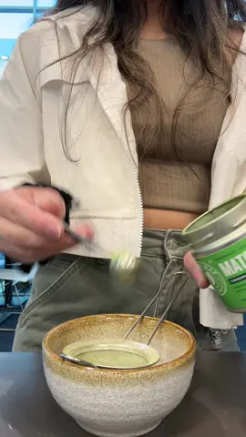 make a hot matcha latte with me 🍵 Tips for a good matcha -buy ceremonial grade matcha -brighter the green the better  -do not use boiling water. use hot water around 175 degrees  -sift your matcha. this prevents clumps  -keep your matcha in an airtight opaque container. preferably in the fridge to prevent oxidation  -presoak your whisk in warm water. makes the bristles more flexible and prevents breakage of whisk  -use a traditional matcha whisk and not an electric one. i think it helps the matcha taste better!  . . #matchalatte #matcha #icedlatte #cleangirlaesthetic #matchadrink #aestheticdrinks #viraldrinks #matcha #cleangirlaesthetic #matchadrink #aestheticdrinks #viraldrinks #latte #oatmilk #latteart #latte #matchalatteart 