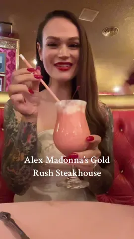 Everything I ate at Alex Madonna’s Gold Rush Steakhouse at Madonna Inn 💗 #madonnainn #themadonnainn #alexmadonnasteakhouse #alexmadonna 