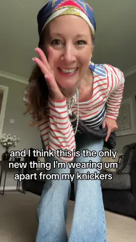 Outfit of the day  #secondhandseptember #vinted #over50 #OOTD #fyp  Star charm choker from @Vintageheartsuk  Moon necklace @Sarah 